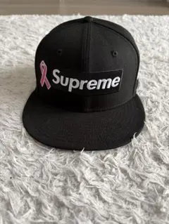 Supreme Box Logo New Era ブラックキャップ 7 1/4