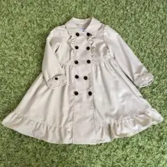 トレンチコート　フリル　ベージュ　キャサリンコテージ　120 秋