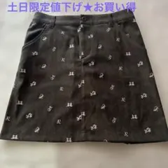 Jun and Rope レディース ゴルフスカート ブラック L