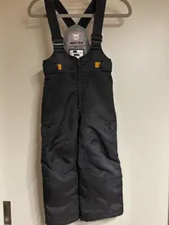 POCKET GEAR ブラックオーバーオール 110サイズ