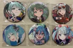 プロセカ コネクトライブ 初音ミク 缶バッジ 6個セット