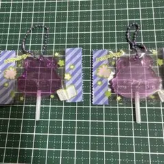 食玩モモンガ アクリルキーホルダー2個セットのサムネイル