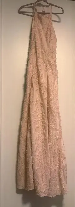 フリンジホルターネックワンピース　Sサイズ