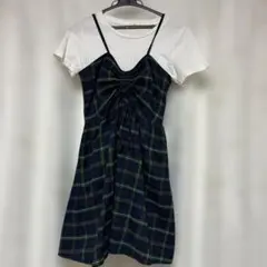 キャミトップス クロップド丈ミニTシャツ セット