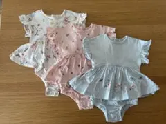 NEXT ジャージー ベビー 半袖ロンパース・カバーオール 3点セット