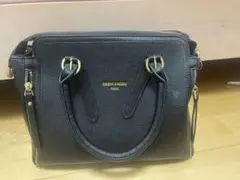 SIMAAX & MOXII ブラックショルダーバッグ