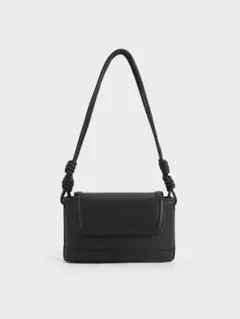 CHARLES＆KEITH サビーヌ　ノットストライプバッグ