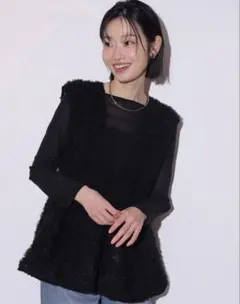Mystrada デコラチュールブラウス
