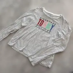 TOMMY HILFIGER ストライプ 長袖カットソー L
