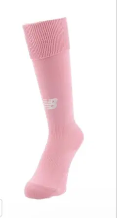 ニューバランス　サッカー　ソックス　ピンク　実寸25㎝