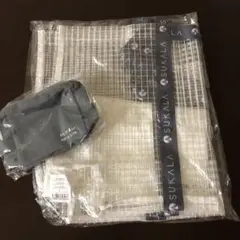 新品未使用　SUKALA クリアバッグ 巾着付きとミニポーチ