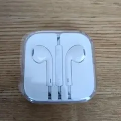 【Apple純正品】ホワイト 有線イヤホン 新品未使用 イヤホンジャック