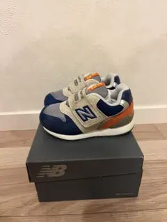 New Balance 996 スニーカー 12.0cm ネイビー/オレンジ