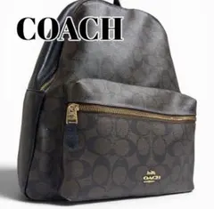 60 COACH コーチ レザー リュックサック バッグパック - メルカリ