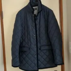 値下げしました(*^^*) メンズビギ　キルティングコート　03　紺系