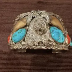 ナバホ族　ヴィンテージバックル