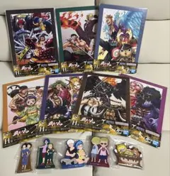 ワンピース　一番くじ　アートプレート　ラバースタンド　下位賞まとめ