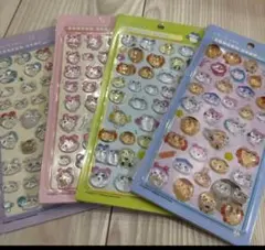 【値下げ】新ちいかわ 4種類セット　タイルシールおまけ付き