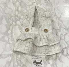 犬服　ホワイト系　1号