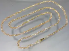 K18 Pt850 18金 プラチナ コンビ チェーンネックレス - メルカリ