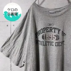 リーボック ビッグサイズ メンズ Tシャツ 2XL グレー US古着