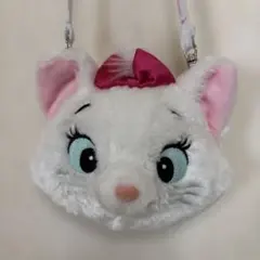 美品　ディズニー パスケース マリーちゃん　ポーチ　白　猫
