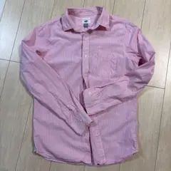 OLD NAVY ピンク ストライプ 長袖シャツ Sのサムネイル