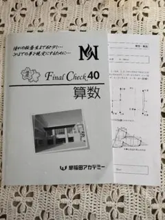 ㉓　 希少品　貴重❣️新品　NN桜蔭　算数WORK 書き込みなし 早稲田アカデミー NN桜蔭 最新版NN 【公式通販】