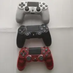 PS4 コントローラー デュアルショック4 3色セットまとめ売り（ジャンク）