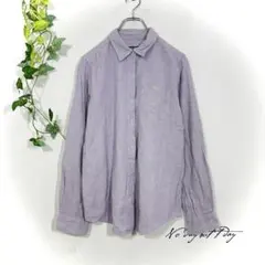 エディーバウアー 長袖シャツ(PM)ストライプコットン100% フランネル