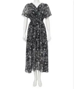 fifthロングワンピース 黒 /24H以内簡易発送