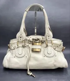 ⭐️良品⭐️クロエ パディントン ハンドバッグ カデナ／キー付き レンタル] レディース クロエ パディントン CALF 2wayハンドバッグ 鍵