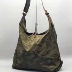 美品 ミレスト LAGOPUS ショルダーバッグ カモフラ 迷彩 ホーボー