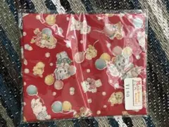 レトロ動物キャラクター柄 綿生地 2枚セット