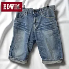 EDWINデニムハーフパンツ