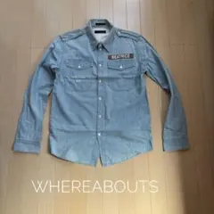 WHEREABOUTS シャンブレ シャツ サイズ 50のサムネイル