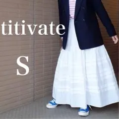 titivate マキシスカート ロングスカート ホワイト　Sサイズ