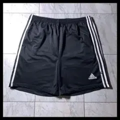 90s adidas ジャージ ワイド トラックパンツ バスパン 黒 万国旗タグのサムネイル