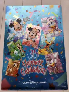 東京ディズニーリゾート 35周年 キャラクタークリアファイル