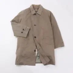 バーバリーロンドン ライナー付きコート ノバチェック カーキ メンズ L