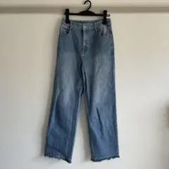 Kastane ハイウェストストレートパンツ　デニムパンツ