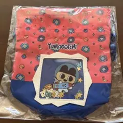 大たまごっち展 シャカシャカ巾着 サンエックスだるま落とし付