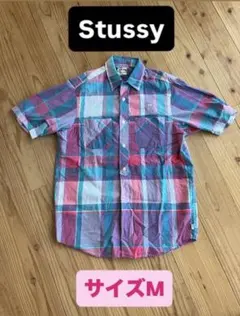 Stussy チェック柄 半袖シャツ Mサイズのサムネイル