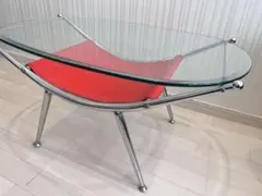 レア 家具 ミッドセンチュリー スペースエイジ ガラステーブル