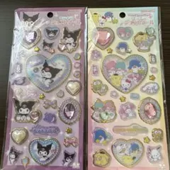 サンリオ　キラキラジュエルシールセット 2シート