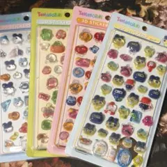 たまごっち　3dシール　4枚セット