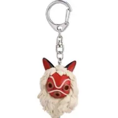 もののけ姫　キーホルダー　お面とコダマ　サン　　ジブリ