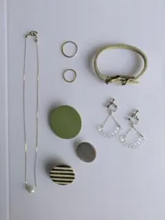 アクセサリーセット ネックレス イヤリング ブレスレット リングのサムネイル