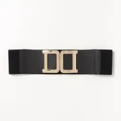 ゴールドバックル ゴムベルト ワイド