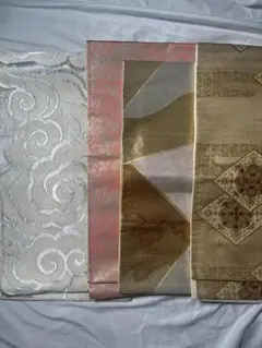 【お買得】まとめ4点セット　正絹　袋帯 　リメイク
